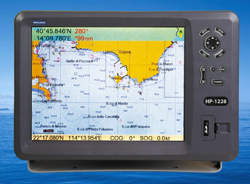 marine GPS chartplotter